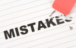 Erasing a mistake